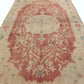 5x9 Muted Pink Turkish Rug, Area Rug 6x9, Pastel Oushak Carpet Rug, Handmade Rug Pink, TURKİSH RUG 6x9, Anatolia rug, 4076