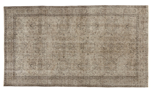 Unique Oushak Vintage Rug ,Anatolia Turkish Old Rug ,4x7 Area Rug ,Handmade Rug, Turkish Oushak Rug, Farmhouse decor, Bedroom rug, 9613