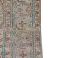 7x10 Floral Rustic Area Rug, Primitive rug, Turkish Oushak Vintage Rug, Handmade Antique Carpet rug,Entryway rug ,Office rug, 8037