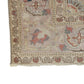 7x10 Floral Rustic Area Rug, Primitive rug, Turkish Oushak Vintage Rug, Handmade Antique Carpet rug,Entryway rug ,Office rug, 8037