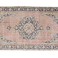 Turkish Rug , Pink Carpet Rug, Oushak Rug, Vintage Rug, 4x8 Rug, Bohemian rug,Kid room rug,Vintage Carpet,Handmade rug, Made in Turkey, 7754