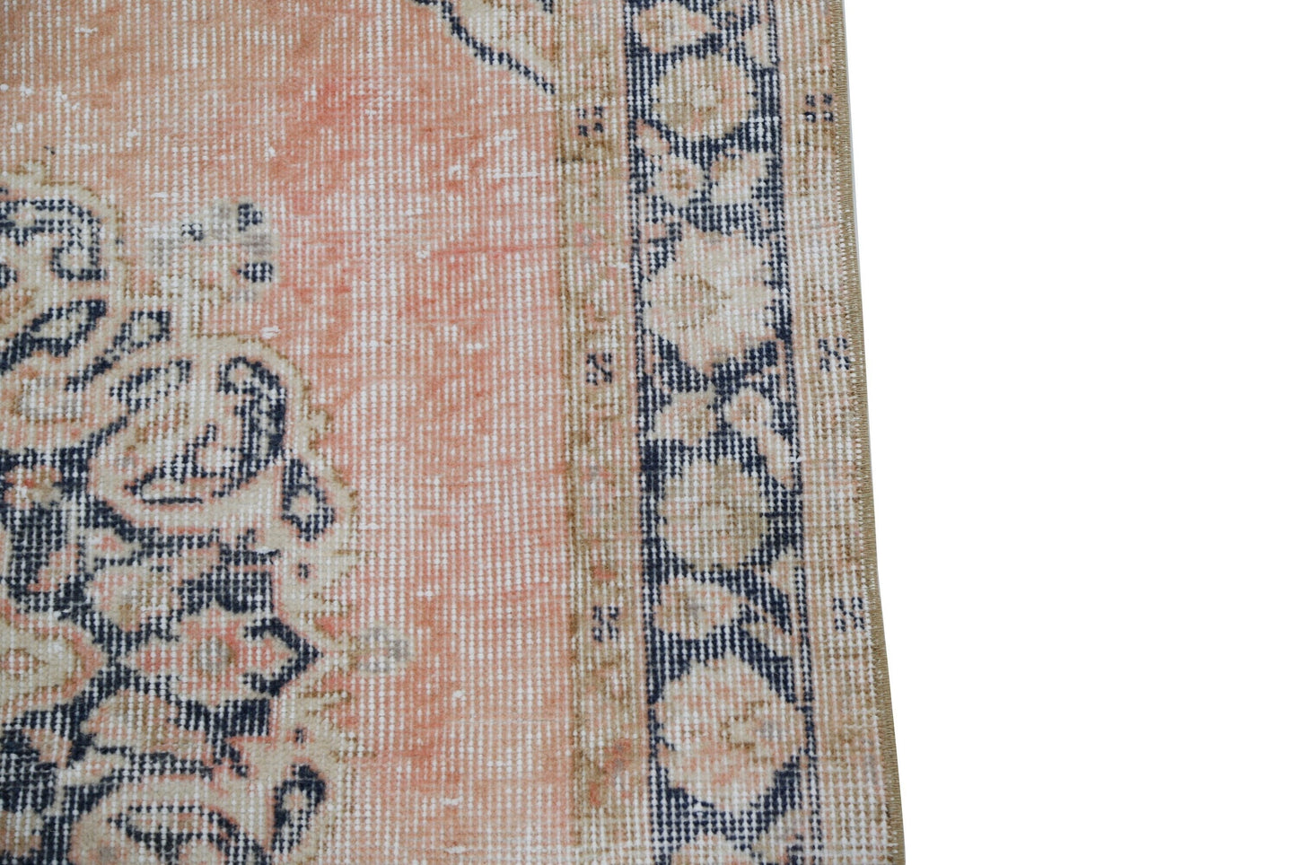 Turkish Rug , Pink Carpet Rug, Oushak Rug, Vintage Rug, 4x8 Rug, Bohemian rug,Kid room rug,Vintage Carpet,Handmade rug, Made in Turkey, 7754