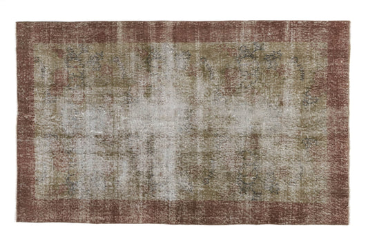 Small Oushak Rug, Vintage Rug, Turkish rug, Handmade rug, One of a kind rug, Distressed rug, Area rug 4x7, Bedroom rug, Bohemian rug, 9622