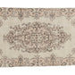 Area Rug, Antique Turkish Rug, Oushak Rug, Handmade rug, Beige Rug 4x7, Vintage Rug, One of a kind rug, Bedroom Entryway rug, Floor rug,9682