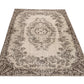 Beige Vintage Rug , 4x7 Area Rug, Oushak Rug, Turkish Rug 4x7 , Anatolian Rug , Old Rug, Handmade Rug , Ethnic Rug , Antique Rug , 9588