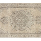 3x6 Area Rug, Anatolia Oushak Rug ,Turkish Vintage Rug, Handmade Rug, Neutral Rug ,Muted Rug ,Wool Rug, Faded Rug, 9605