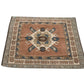 Small Vintage Rug ,Geometric Anatolia Rug ,Oushak Rug ,Small Carpet Rug ,Antique Rug ,Neutral Rug ,Handmade Rug ,Turkish Rug ,9612