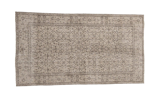 Neutral Oushak Rug ,4x7 Area Rug ,Turkish Rug ,Anatolia Rug ,Oushak Rug 4x7 ,Old Vintage rug ,Boho Rug ,Ethnic Carpet Rug ,9678