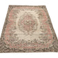Vintage Rug Neutral, Ethnic Oushak rug, Turkish Rug 4x7, Unique rug, Handmade rug, One of a kind rug, Carpet rug, Area rug, Turkey rug, 9683