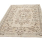 Turkish Oushak Rug, Vintage Area Rug, Beige Faded Handmade rug, Carpet Rug, Small Rug 4x7, One of a kind rug, Bedroom rug, Floor rug, 9646