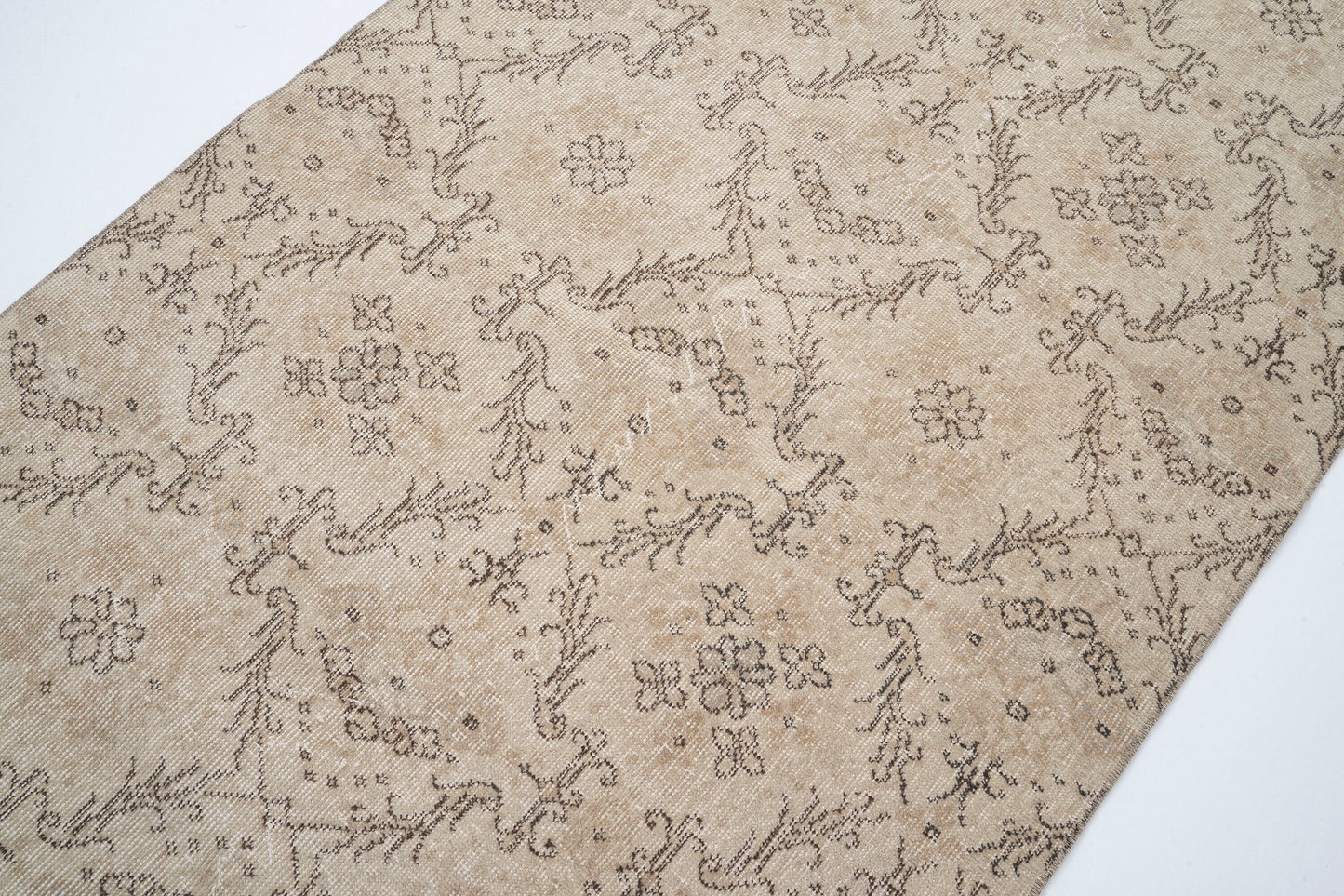 Turkish Rug, Rug 4x7, Vintage Rug 4x7, Handmade Area Faded rug, Unique rug, Boho decor, Bedroom rug, Muted rug, Oushak Carpet Rug, 9662