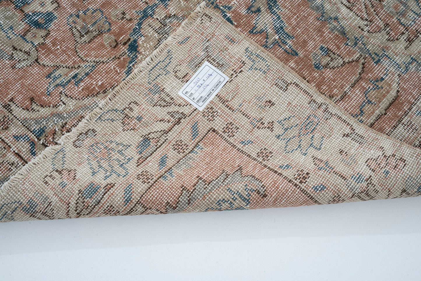 Oriental Oushak Carpet Rug, Handmade Wool Area Rug, Turkish Rug, One of a kind Rug, Vintage Rug, Unique rug, Bedroom rug, Rug 3x6, 9645