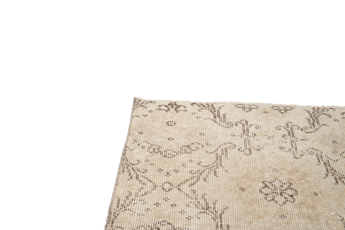 Turkish Rug, Rug 4x7, Vintage Rug 4x7, Handmade Area Faded rug, Unique rug, Boho decor, Bedroom rug, Muted rug, Oushak Carpet Rug, 9662