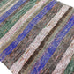 2x19 Extra Long Floor Colorful Vintage Turkish Kilim Runner Rug, Decorative Stair Hallway rug ,4733