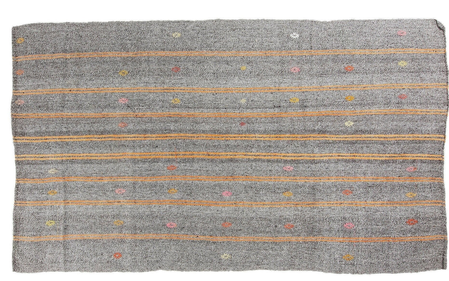 Kilim Rug, Turkish Kilim, Vintage Kilim, Gray Rug Kilim ,6x9 Kilim Rug ,Contemporary Decor, Living Room Rug, Kilim Rug Area, 4740