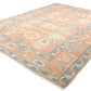 7x9 Rug, 7x9 Turkish Vintage Rug, Faded Rug, Anatolian Rug, Oushak Rug, TURKİSH RUG, Vintage Carpet Rug, Muted Pink Rug • 5796