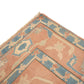 7x9 Rug, 7x9 Turkish Vintage Rug, Faded Rug, Anatolian Rug, Oushak Rug, TURKİSH RUG, Vintage Carpet Rug, Muted Pink Rug • 5796