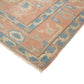 7x9 Rug, 7x9 Turkish Vintage Rug, Faded Rug, Anatolian Rug, Oushak Rug, TURKİSH RUG, Vintage Carpet Rug, Muted Pink Rug • 5796