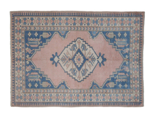Scandinavian Decor Oushak rug, Rug 5x7, Vintage rug, Turkish rug, Eclectic rug, Unique rug, Area rug, Carpet rug, Handmade Floor rug, 7286