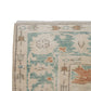 Turkish rug, Vintage rug, Oushak rug ,Muted rug, Floral rug , 6x10 Area Boho Carpet rug, Handmade rug ,Faded rug ,Living room, 7241