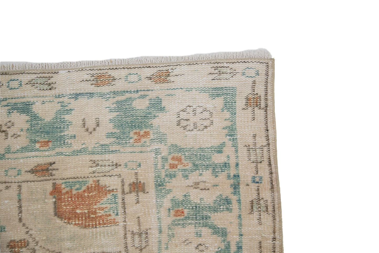 Turkish rug, Vintage rug, Oushak rug ,Muted rug, Floral rug , 6x10 Area Boho Carpet rug, Handmade rug ,Faded rug ,Living room, 7241