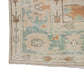 Turkish rug, Vintage rug, Oushak rug ,Muted rug, Floral rug , 6x10 Area Boho Carpet rug, Handmade rug ,Faded rug ,Living room, 7241