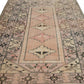Brown Faded Turkish rug, Area Turkish rug ,Vintage Oushak Turkish rug ,Mid-century rug, Turkey rug, Turkish rug 6x9, 7232