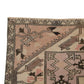 Brown Faded Turkish rug, Area Turkish rug ,Vintage Oushak Turkish rug ,Mid-century rug, Turkey rug, Turkish rug 6x9, 7232