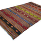 5x10 Vintage Turkish Area Kilim rug ,Primitive Living room Wool Rug,Handmade rug,One of a kind rug,Shabby chic,510
