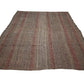 Terracotta Kilim rug ,Goat hair Kilim rug, One of a kind Vintage Kilim rug, Turkish Kilim rug,Handmade Area Kilim rug ,3365