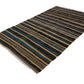 Goat hair Vintage Turkish Kilim rug 6x9, Unique Hard coal Handmade Area rug, Boho Rag Rug, Turkey rug, Fine rug, Kilim rug rag, 7762