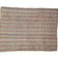 Orange Striped Turkish Kilim Rug, Handmade Gray Vintage Area Rug, Kilim Rug 6x8 , Living Room İndoor Kilim Rug,958