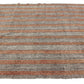 Orange Striped Turkish Kilim Rug, Handmade Gray Vintage Area Rug, Kilim Rug 6x8 , Living Room İndoor Kilim Rug,958