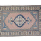 7x10 Neutral Turkish rug, Vintage rug 7x10, Oushak rug 7x10, Geometric Area Handmade rug, Carpet rug, Anatolia rug, Living room rug,5900