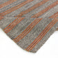 Orange Striped Turkish Kilim Rug, Handmade Gray Vintage Area Rug, Kilim Rug 6x8 , Living Room İndoor Kilim Rug,958