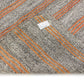 Orange Striped Turkish Kilim Rug, Handmade Gray Vintage Area Rug, Kilim Rug 6x8 , Living Room İndoor Kilim Rug,958