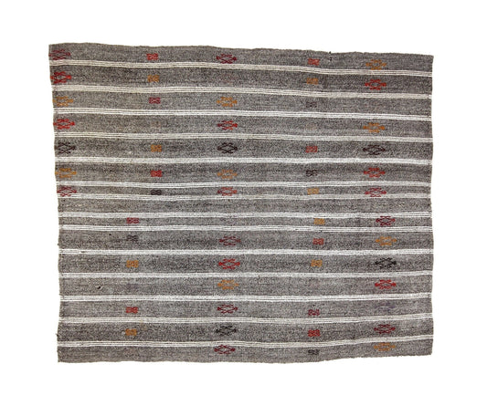 Turkish Kilim Rug, Vintage Rug Kilim, Handmade Kilim Rug, Modern Rug, Contemporary, Bedroom Rug, Goat Hair Kilim Rug,925