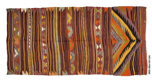 Unique Turkish Kilim rug, Vintage Kilim Area rug, Home decor, Floor rug, Flat weave rug, Entryway rug, One of a kind rug, Geometric rug,2935
