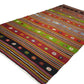 Turkish Kilim Rug Primitive ,Vintage Kilim rug ,Striped Kilim rug , Handmade Flat weave Kilim rug, Area Living room Kilim rug, Floor rug,524