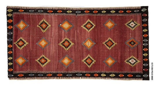 The Orient Kilim Rug, 5x10 Kilim rug, Turkish Kilim rug, Vintage Kilim Rug , Home decor ,Floor rug, Old Antique Kilim Rug ,2980