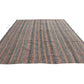 Vintage Kilim Gray Rug, Turkish Kilim Rug Striped, One of a kind Kilim Rug 7x10 ,Handmade rug ,Turkish Kilim Rug, Vintage Rug , 6263