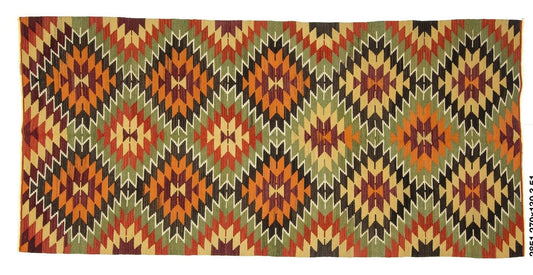 Kilim rug, Vintage Kilim rug, Turkish Kilim rug, Boho Kilim rug, Handmade rug, Wool rug, Oriental rug, Area rug, Living room rug,2851