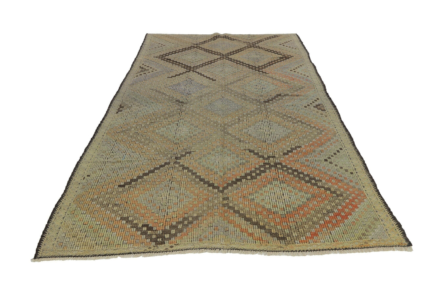 Farmhouse decor Kilim rug, Turkish rug, Vintage rug, Area rug ,Flat weave, Unique rug, Turkey rug,Kilim rug 6x12 RUG, 8129