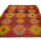 6x9 Kilim Rug Boho, Turkish Vintage rug Kilim ,One of a kind rug, Living room rug, Royal KİLİM RUG, Anatolia rug,  541