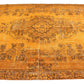 Vintage Carpet Orange Rug ,6x9 Turkish Rug, Overdyed Rug, Floral Rug ,Old Rug ,Carpet Rug ,Turkish Rug, Unique Rug, Living Room Rug, 3359
