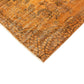 Vintage Carpet Orange Rug ,6x9 Turkish Rug, Overdyed Rug, Floral Rug ,Old Rug ,Carpet Rug ,Turkish Rug, Unique Rug, Living Room Rug, 3359