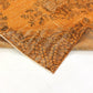 Vintage Carpet Orange Rug ,6x9 Turkish Rug, Overdyed Rug, Floral Rug ,Old Rug ,Carpet Rug ,Turkish Rug, Unique Rug, Living Room Rug, 3359
