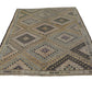 Farmhouse decor Kilim rug ,Handmade Faded Muted Rug, Area Bedroom One of a kind Kilim rug , 6x10 Kilim rug ,Entryway rug ,8156