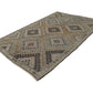 Farmhouse decor Kilim rug ,Handmade Faded Muted Rug, Area Bedroom One of a kind Kilim rug , 6x10 Kilim rug ,Entryway rug ,8156