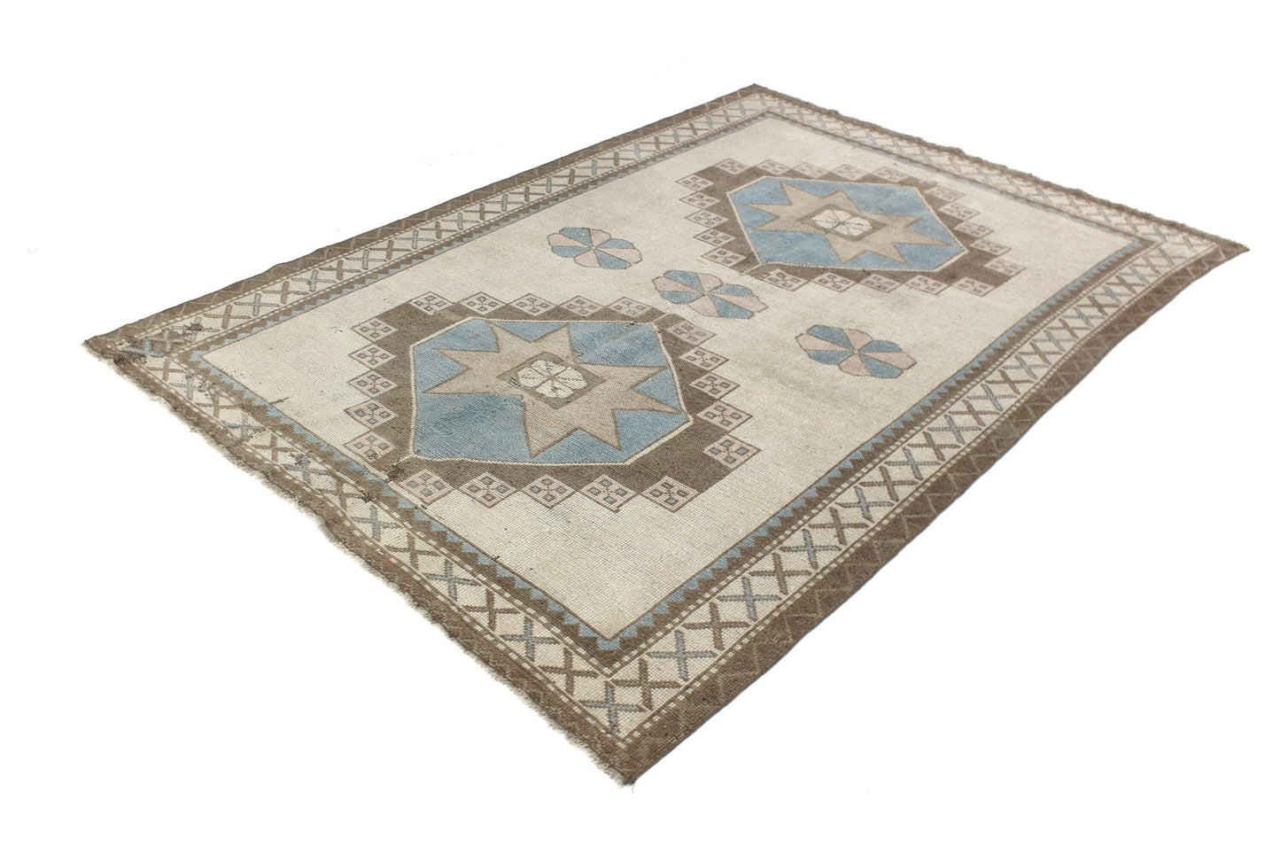 6x8 Faded Turkish Oushak Vintage rug, Area Modern Carpet rug, Anatolia rug, Handmade rug, Rug 6x8, Turkey rug, Unique rug,5907